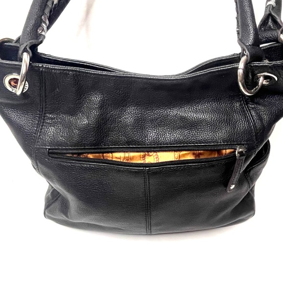 Tignanello Black Leather Bag - Picture 4 of 16